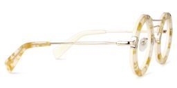 Martis Round Yellow-Floral Glasses2