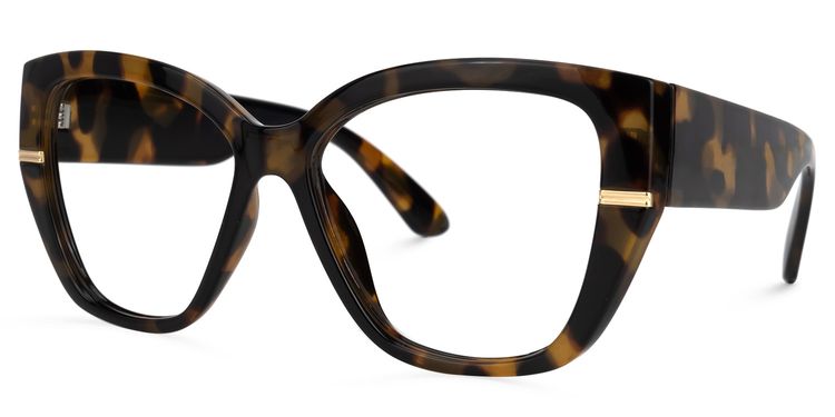Oneida Geometric Tortoise Glasses