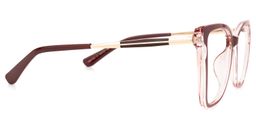 Shinault Cateye Red Glasses2