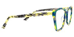 Fountain Cateye Blue-Yellow Glasses2