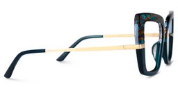 Natalin Square Blue Glasses2