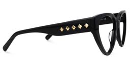Marshea Geometric Black Glasses2