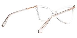 Cristina Geometric Clear Glasses3