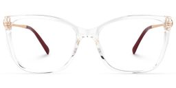 Schirack Cateye Clear Glasses0