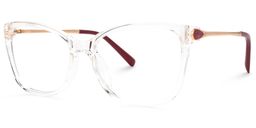 Schirack Cateye Clear Glasses1