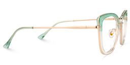 Mulero Square Green Glasses2