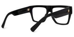 Hefner Square Black Glasses3