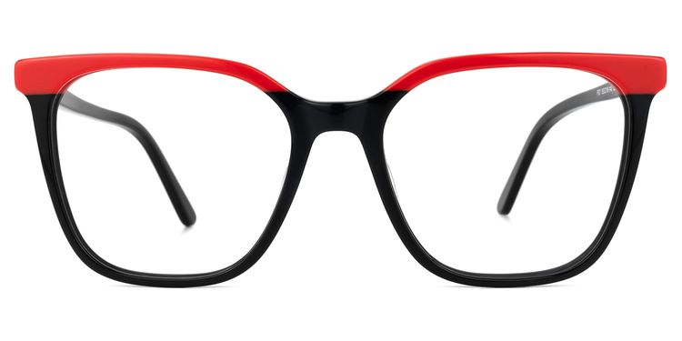 Jamal Square Black Glasses