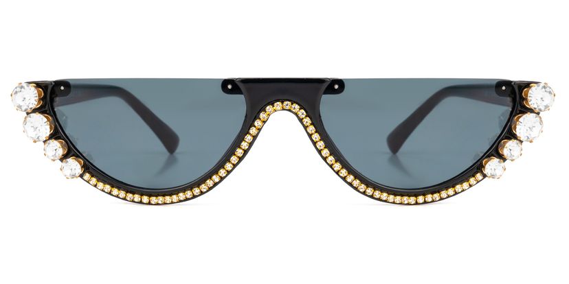 Gregory Cateye Black Sunglasses