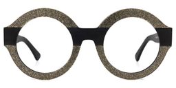 Goenner Round Black Glasses0