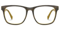 Kiera Square Brown Glasses0