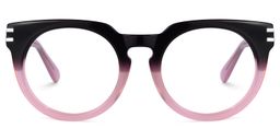 Clarke Round Pink Glasses0