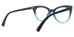 Ellzey Cateye Blue Glasses3