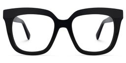 Milledge Square Black Glasses0