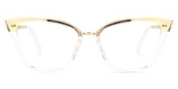 Dionne Cateye Clear Glasses0