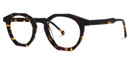 Josiane Geometric Tortoise Glasses1