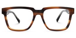 Tavares Square Brown Glasses0