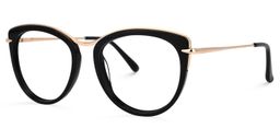 Munnerlyn Cateye Black Glasses1