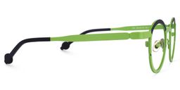 Castro Round Green Glasses2