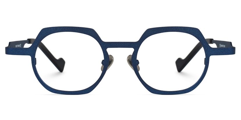 Moraima Geometric Blue Glasses