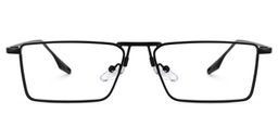 Mallet Rectangle Black Glasses0