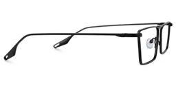Mallet Rectangle Black Glasses2