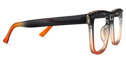 Canisha Square Orange Glasses2