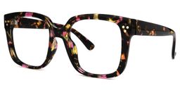 Jennings Square Floral Glasses1