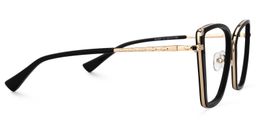 Nilsa Cateye Black Glasses3