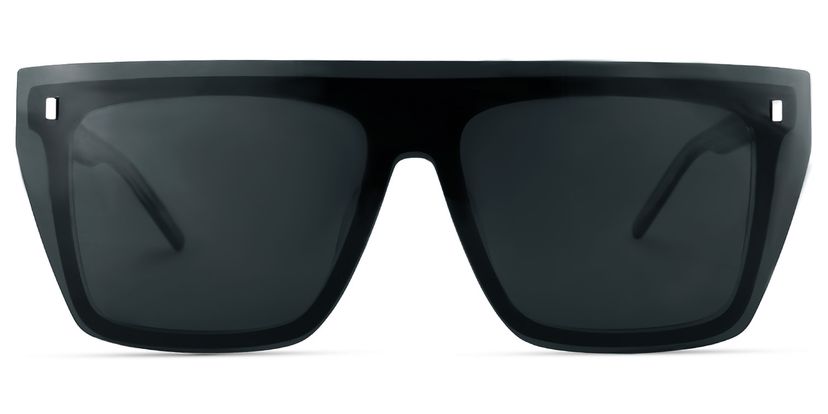Kenya Square Black Glasses