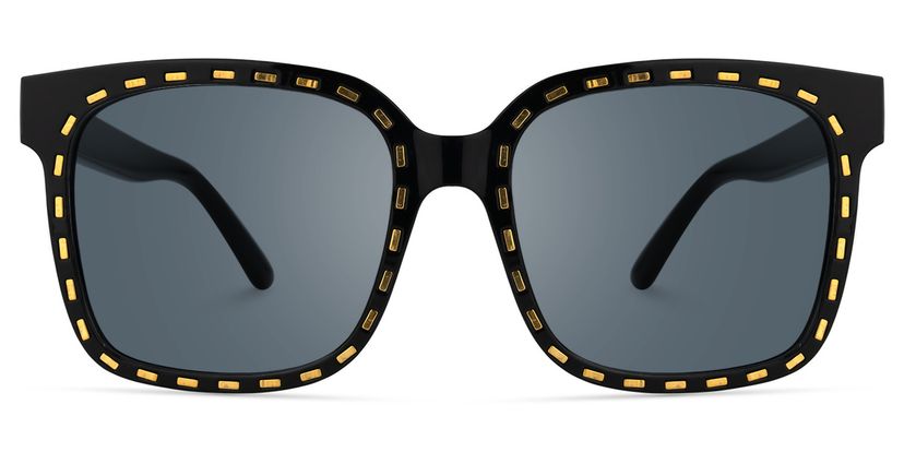 Amador Square Black Sunglasses