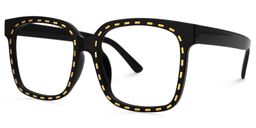 Dorvilus Square Black Glasses1