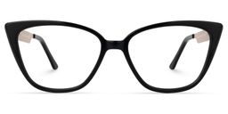 Knapp Cateye Black Glasses0