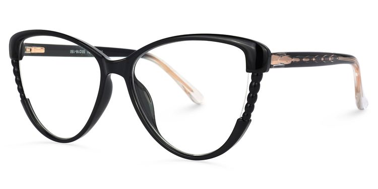 Muldrow Cateye Black Glasses