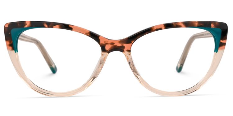 Julissa Cateye Two-Tone Glasses