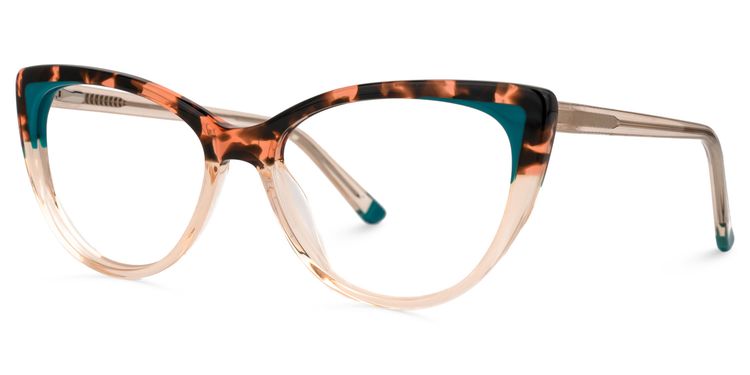 Julissa Cateye Two-Tone Glasses