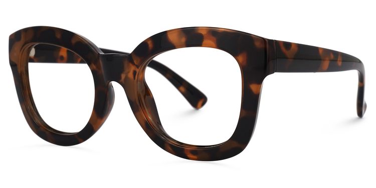 Valle Square Tortoise Glasses