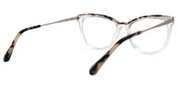 Iveth Cateye Clear Glasses3
