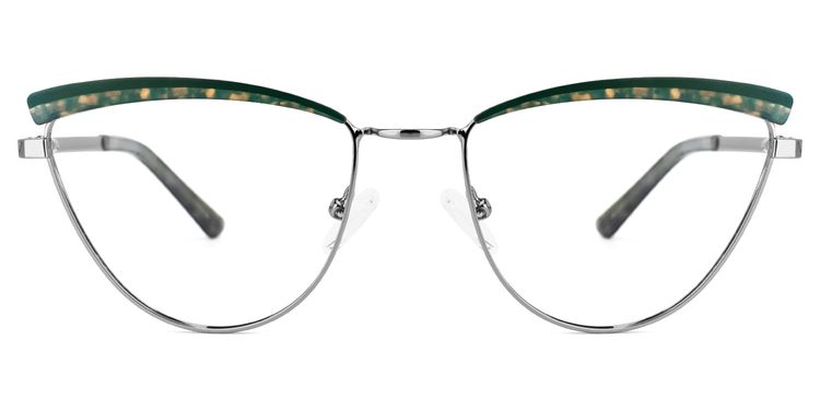 Freitas Browline Silver Glasses