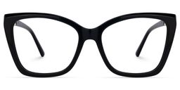 Latora Cateye Black Glasses0
