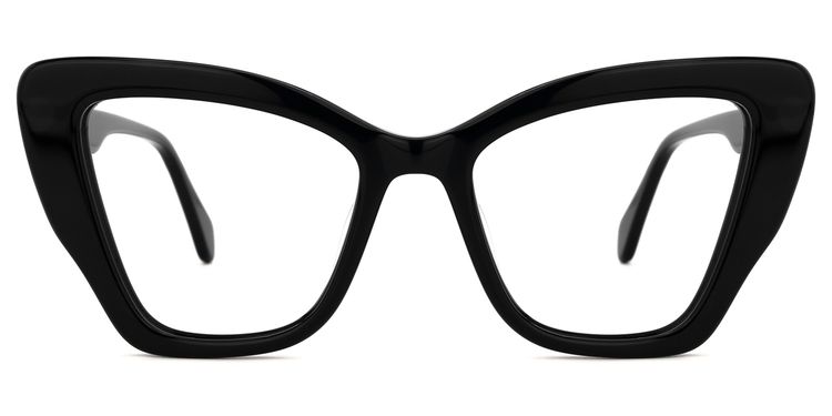 Roldan Cateye Black Glasses