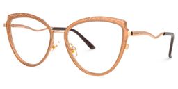 Arceiba Cateye Bronze Glasses1
