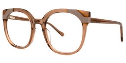 Nereida Round Brown Glasses1