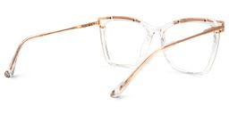 Krystle Square Clear Glasses3