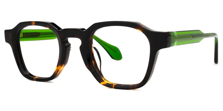 Faedo Square Tortoise Glasses