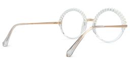 Escuela Round Clear Glasses3