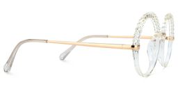 Escuela Round Clear Glasses2