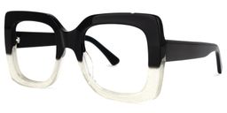 Johnson Square Black Glasses1