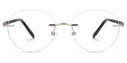 Spann Round Silver Glasses0