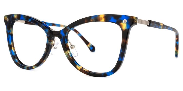 Sonya Cateye Blue-Tortoise Glasses
